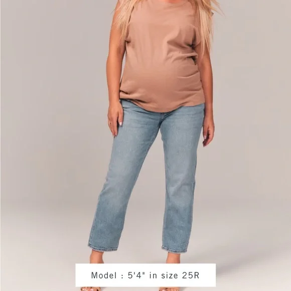 Abercrombie & Fitch Maternity jeans- good condition -Size 33S - Picture 1 of 3